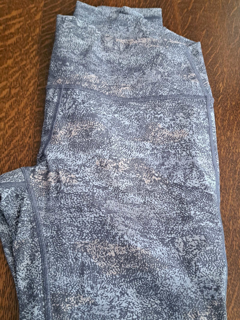 lululemon athletica Kids Printed Leggings - Light Blue & Gray Pattern